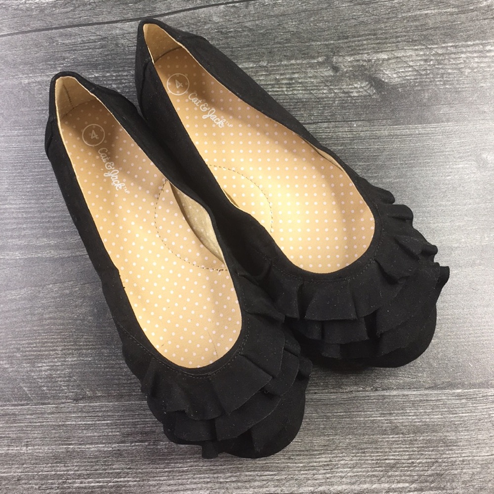 🐙 Cat & Jack Evelyn Ballet Flats Black